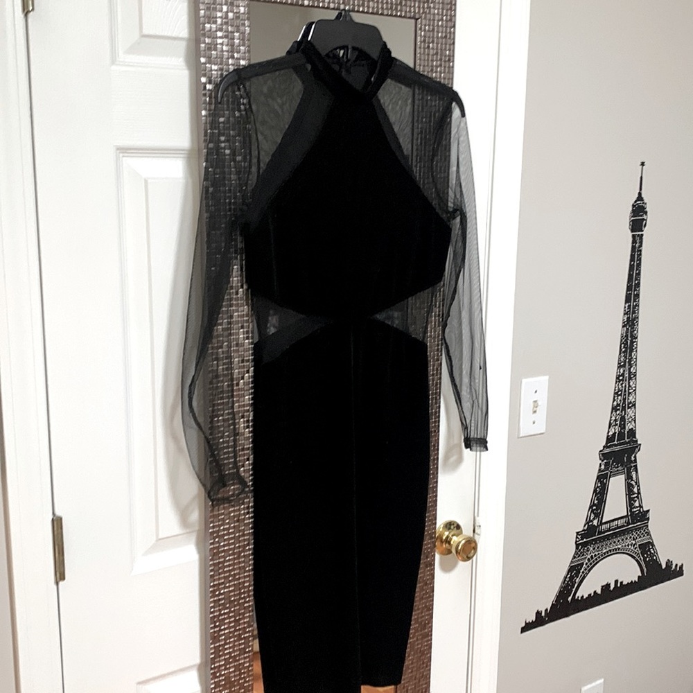 Velvet midi Dress